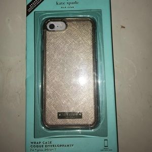 Rose Gold Kate Spade phone case, IPhone 7